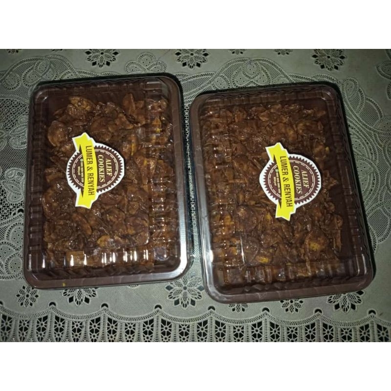 

Keripik pisang coklat lumer