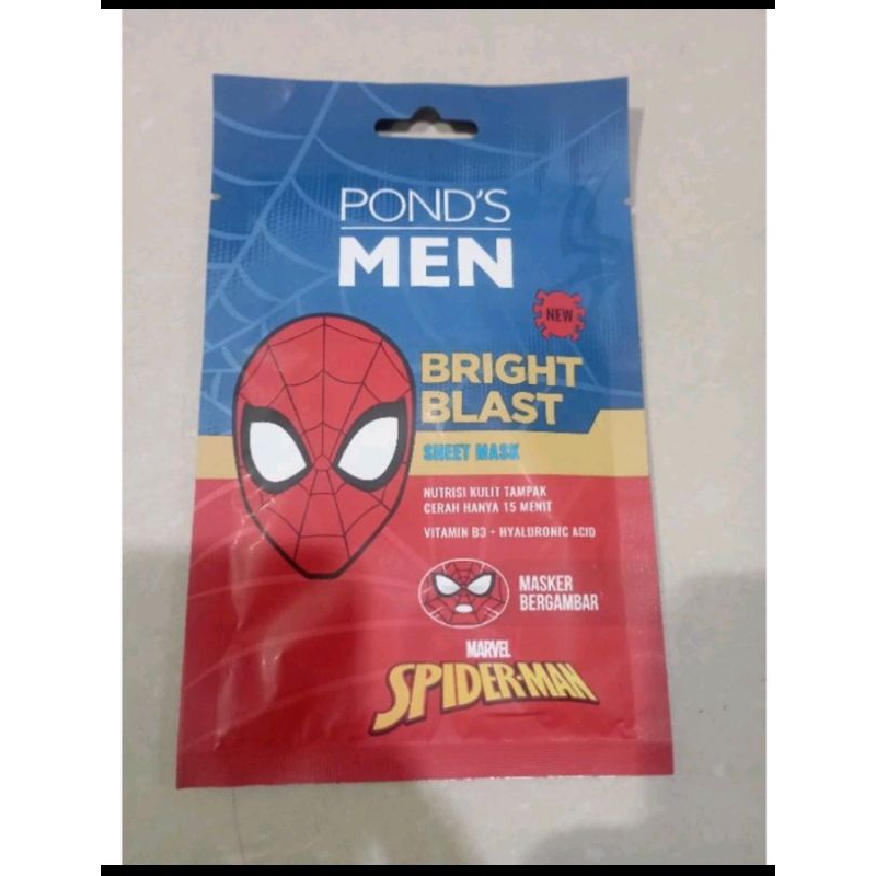 Pond's Men Bright Blast Sheet Mask 20gr(masker Pond's men)