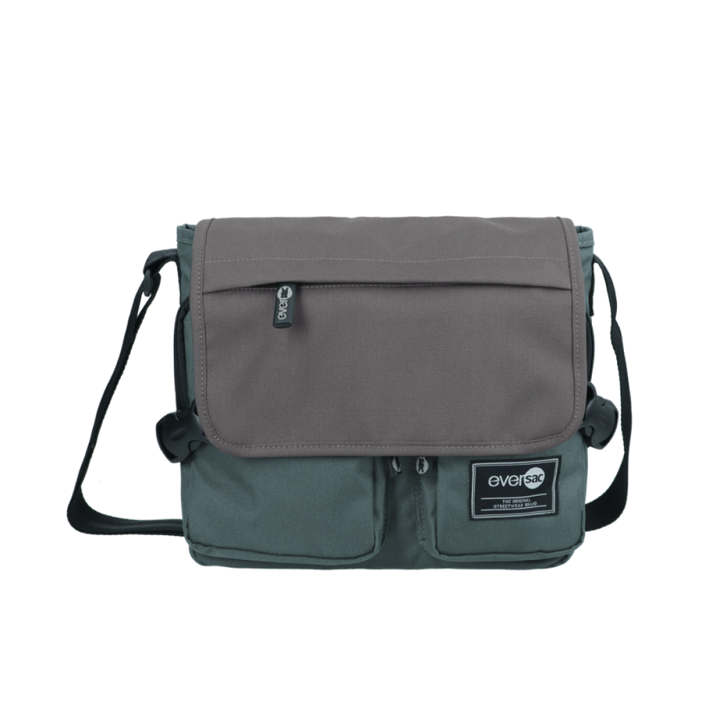 Gramedia Banjarmasin - EVERSAC SLING BAG DUO DARK GREY BROWN