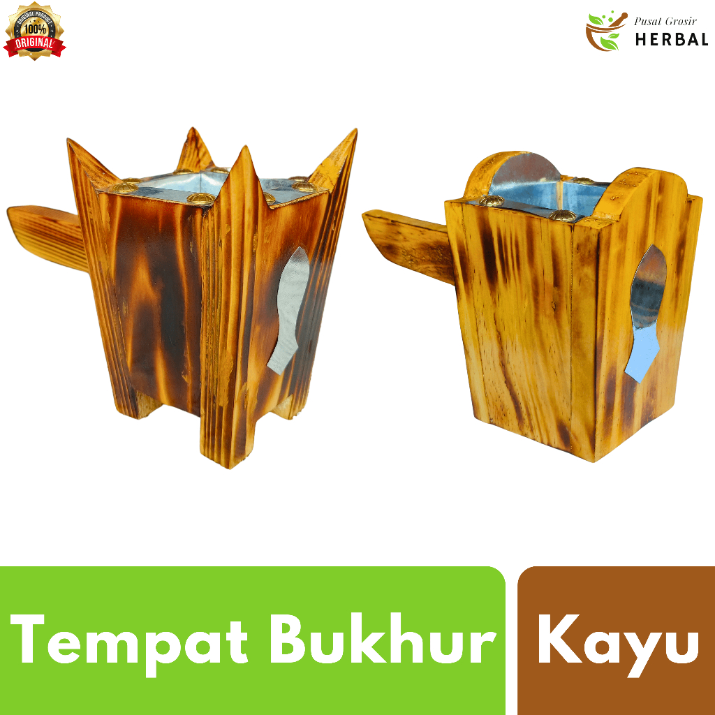Prapen Wadah Tempat Bakar Dupa Bukhur Buhur Bakhoor Arab Kayu / Mabkhara Perapen Kayu Tempat Pembaka
