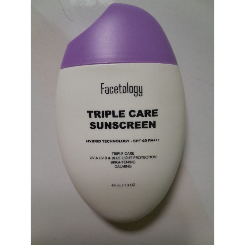 [Preloved] Facetology Sunscreen & Facial Wash, Sunscreen Erha