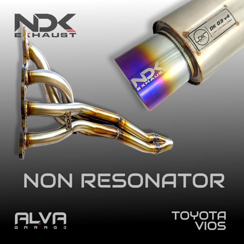 Knalpot Vios Gen 3 Muffler DK03V4 Header 421 Vios 1NZ NDK EXHAUST