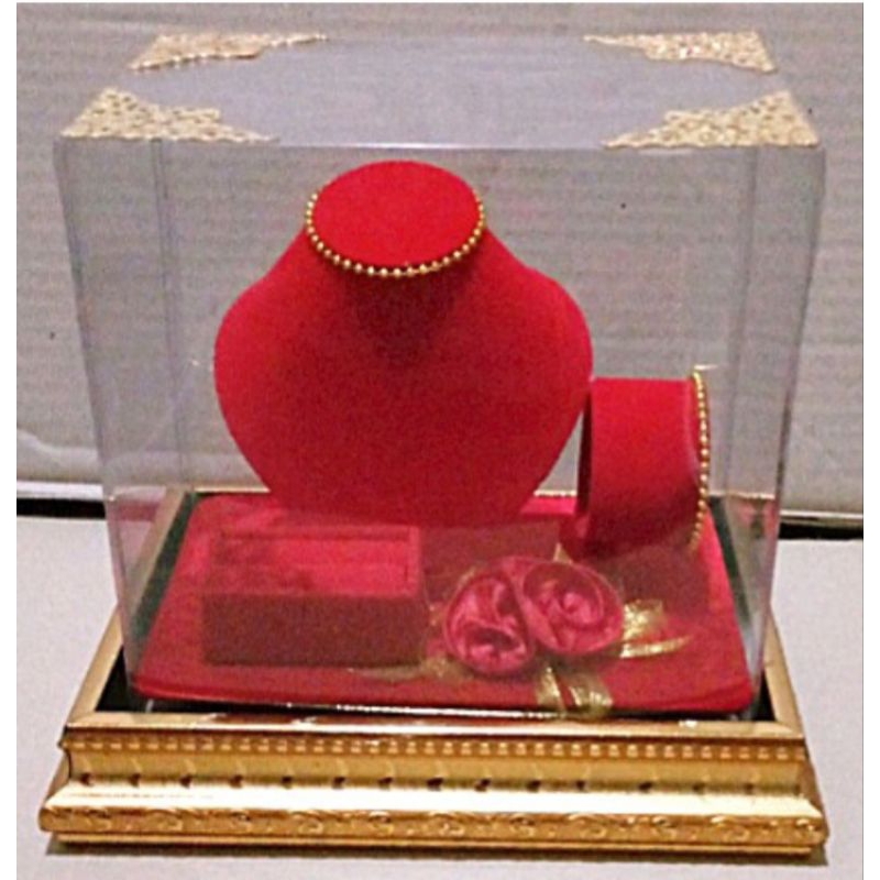 KOTAK PERHIASAN SATU SET/KOTAK MAHAR