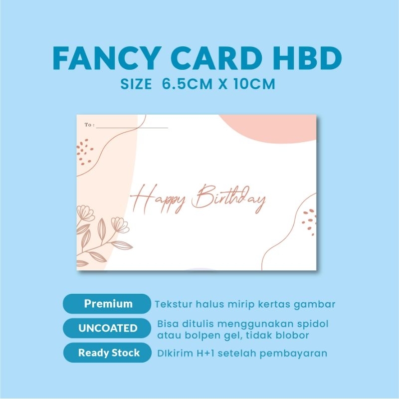 

READY STOCK Birthday Card Template