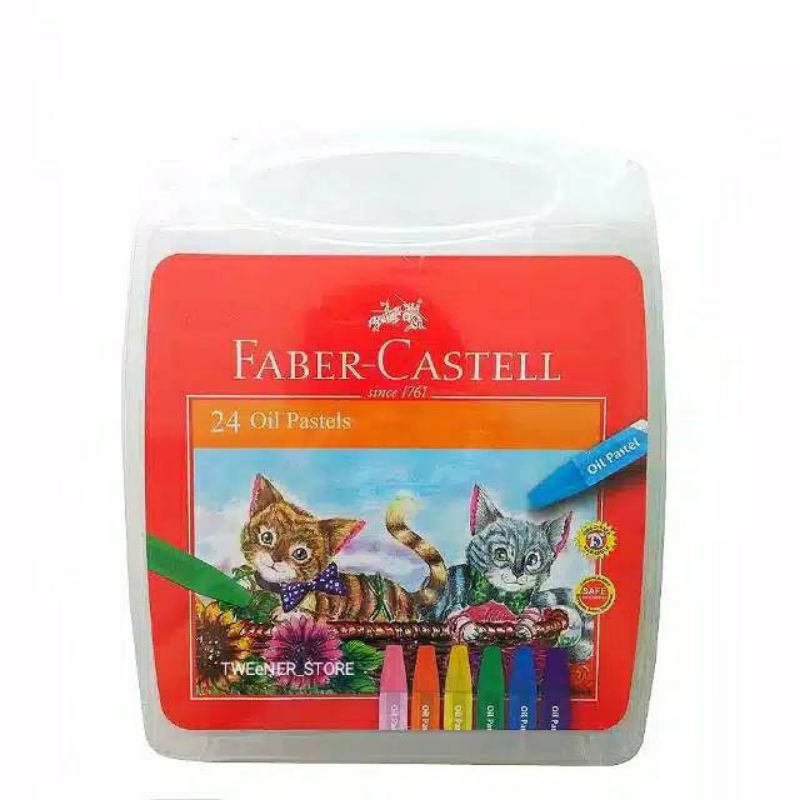 

Crayon 24 warna Faber Castell / Hexagonal Oil Pastell Faber Castell