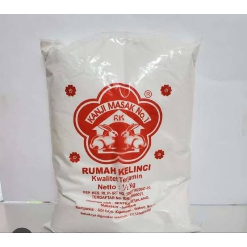 

tepung tapioka / tepung kanji dua kelinci 500g / pampang online