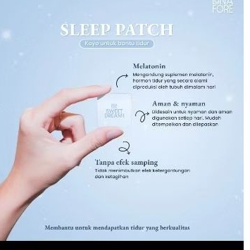 Roselina Delina Sleep Patch Lunafore Koyo Bantu Susah Tidur Lunafore