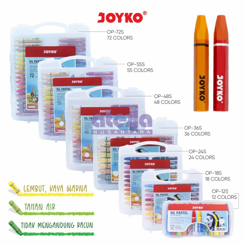 

Crayon Krayon Minyak Oil Pastel Joyko