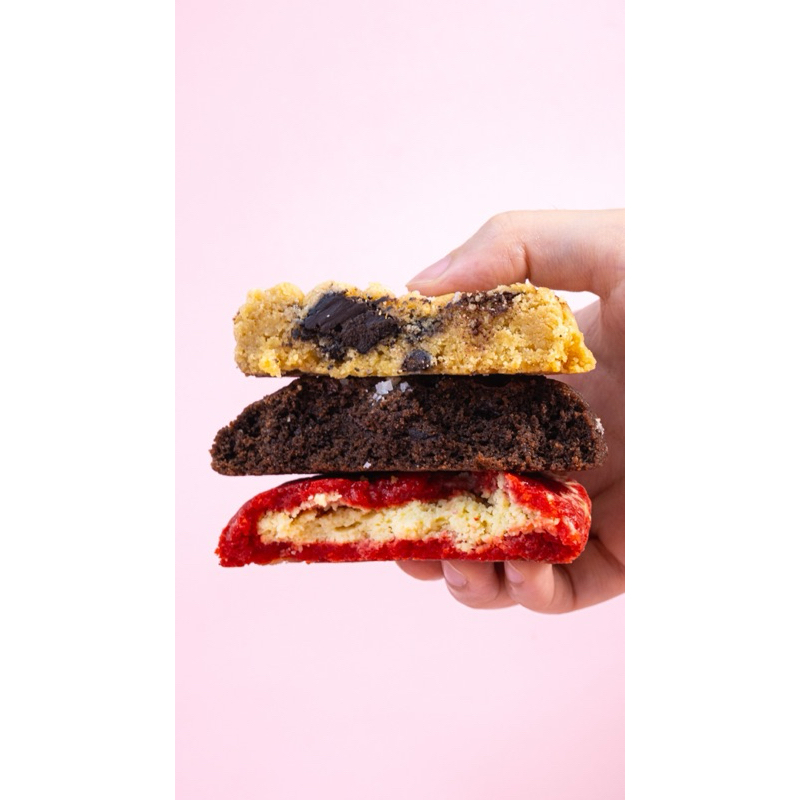 

[doughlabel] Bundle of 3 “set B” 100g/pcs Soft Cookies Super Soft Homemade - Bisa Kirim ke luar kota