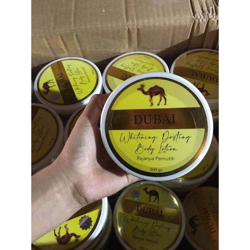 (BPOM)HB DUBAI RIA RAJA PEMUTIH KEMASAN TERBARU ORIGINAL ASLI 250 ML PEMUTIH BADAN