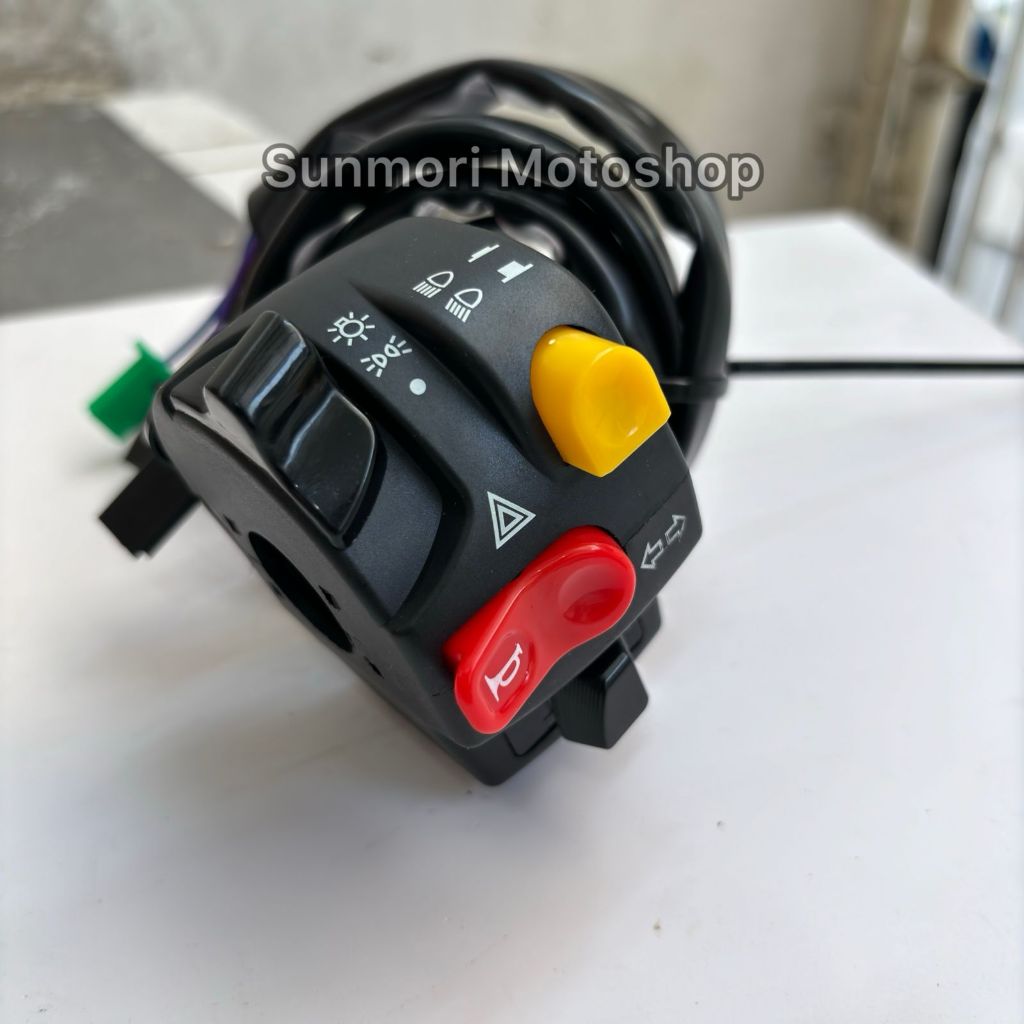 SAKLAR KIRI 7 TOMBOL UNIVERSAL NMAX AEROX PCX VARIO 125 150 VIXION CB CBR
