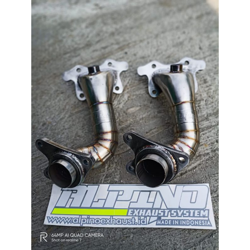 Downpipe honda brio ge8 alpino exhaust