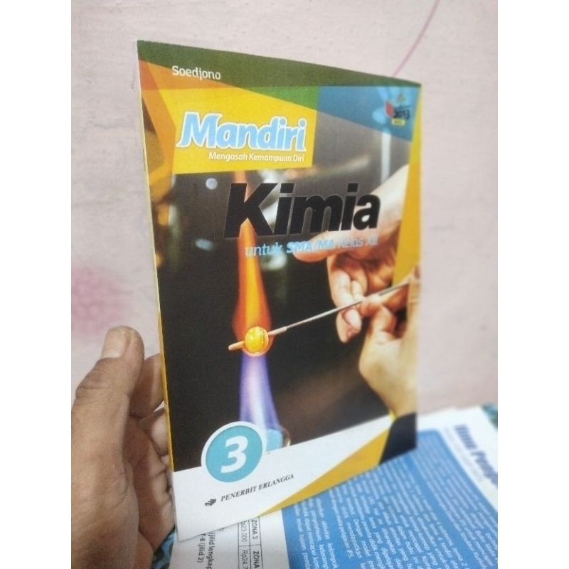 buku mandiri kimia kelas 12/XII/3 sma/ma Erlangga revisi
