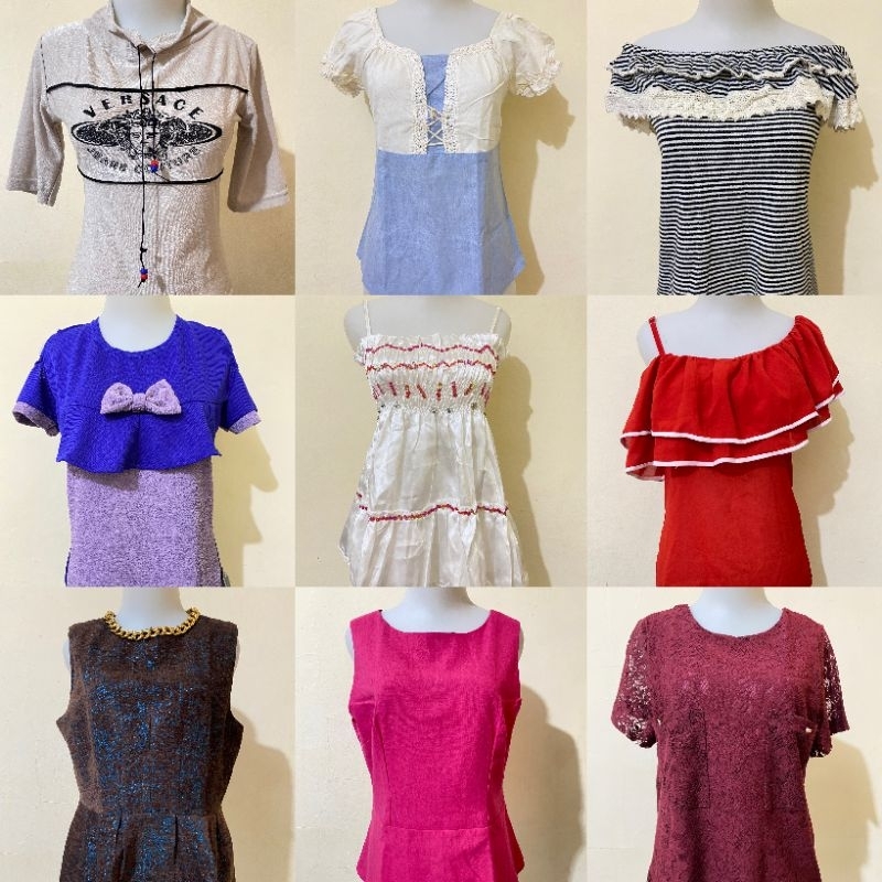 Atasan sabrina / Baju tanktop / Blouse wanita preloved