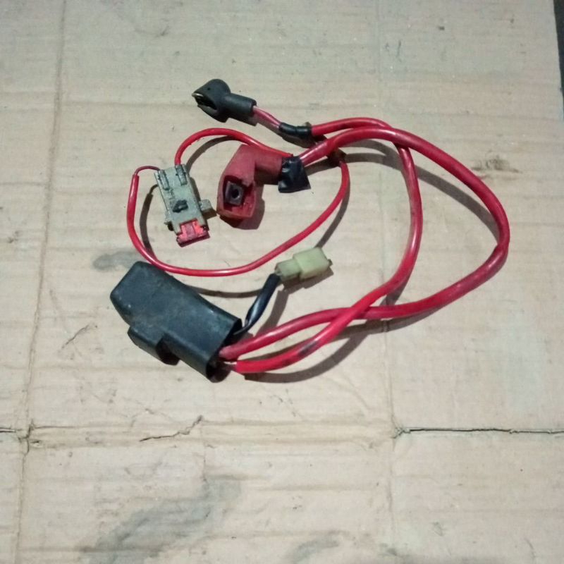 kabel  aki + sekring bendik stater Yamaha Mio j PNP Mio GT soul GT original copotan
