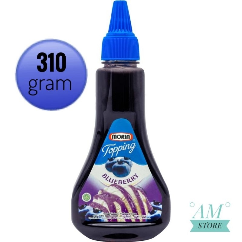 

Morin Topping Blueberry 310gr - Topping Blueberi