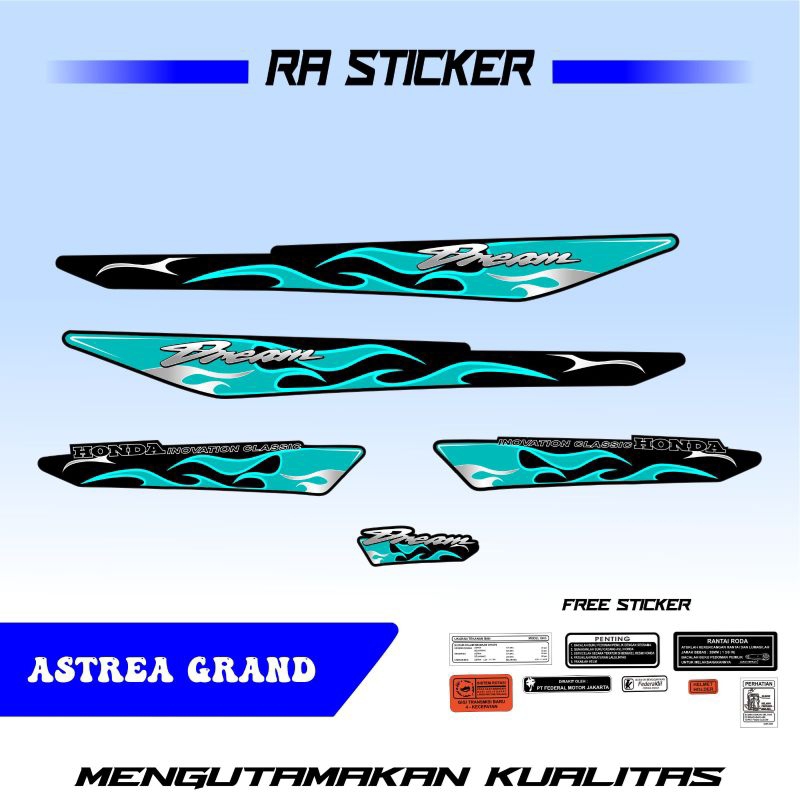[COD] STRIPING ASTREA GRAND, STRIPING DREAM, ASTREA GRAND, STRIPING ASTREA TERBARU, STRIPING ASTREA 