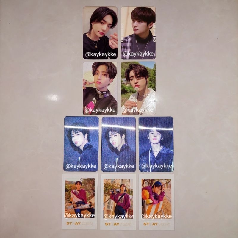 Stray Kids SKZ Photocard Lenticard Polaroid Set Hyunjin Leeknow Han Jisung - 5-Star MMT VC HJ, Mixta