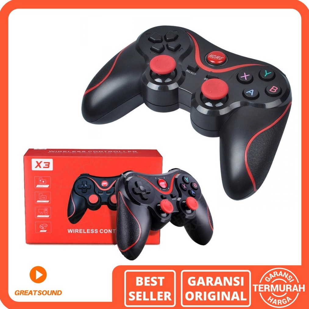 KODE O32Z X3 Wireless Controller X3 Gamepad Joystick Bluetooth Plus Holder HP Gamepad Controller Gam