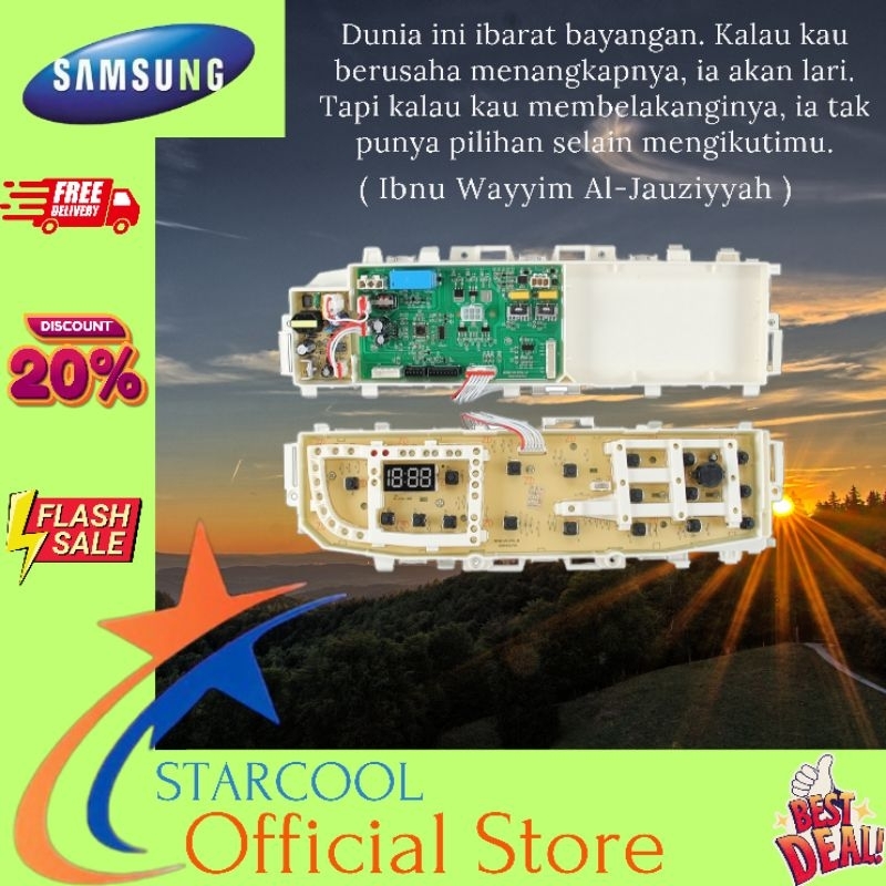 SAMSUNG  WA12F5S5 ( WA11F75QWW/SE ) 12.0kg, Modul pcb mesin cuci Top Loading