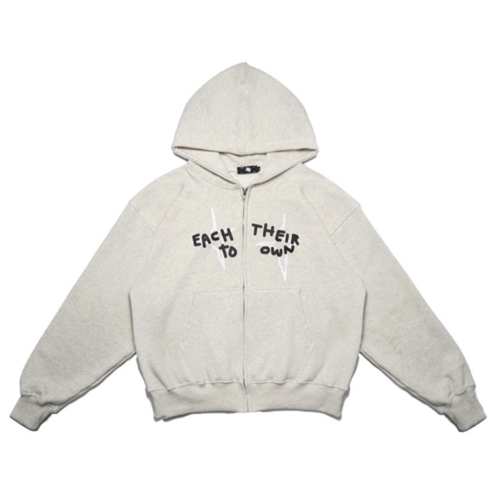 Boxy Zip Hoodie Chambredelavain - Each Their Misty