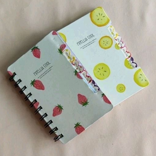 

NOTEBOOK SPIRAL A6 CUTE PONY AND FRUIT (9 x 14 cm)