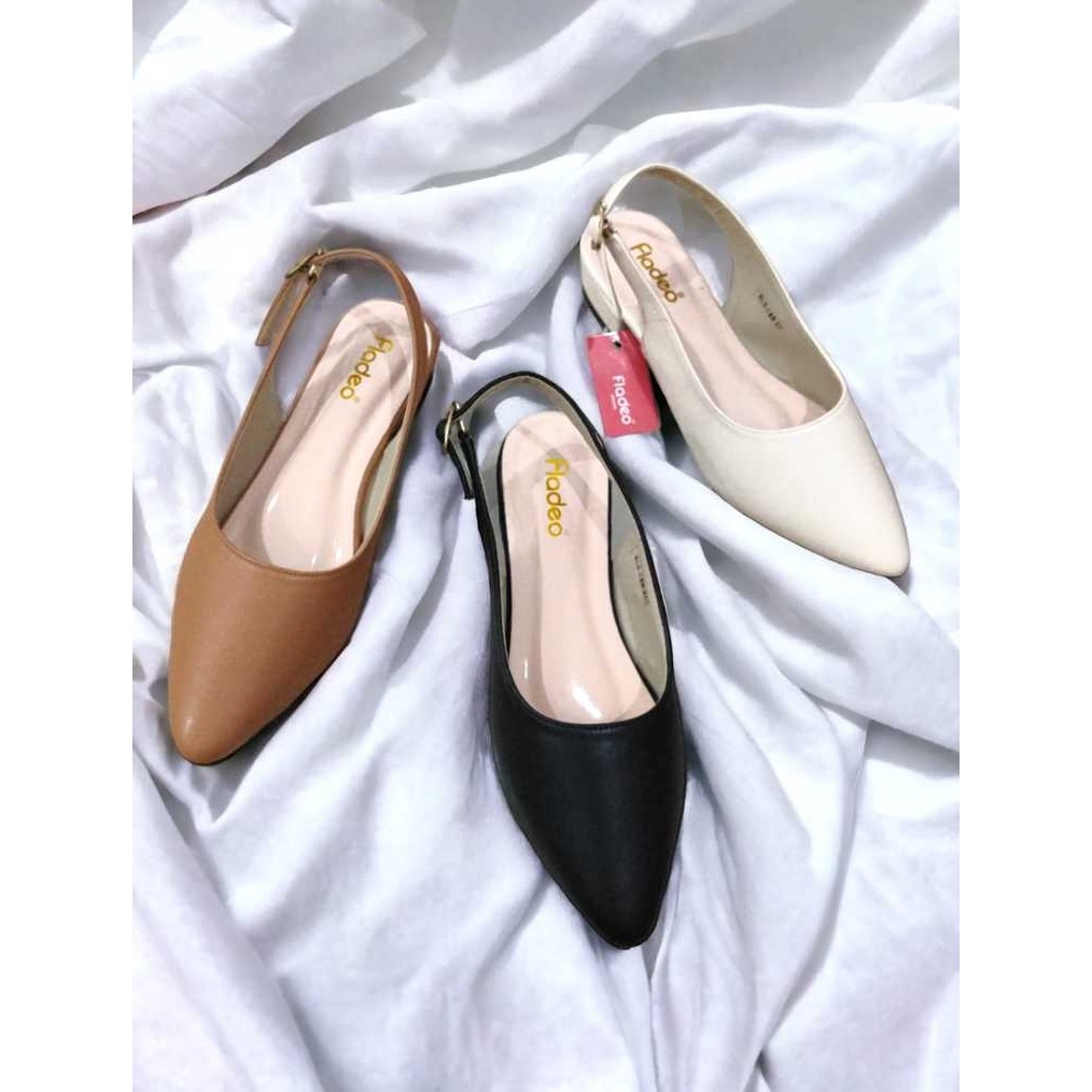 KODE U28S Sepatu Sandal Wanita Kekinian Mules  Heels 3cm Termurah KAIT