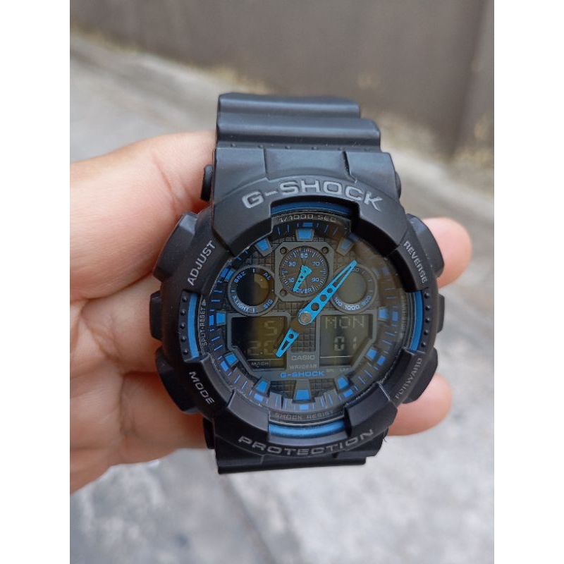 jam tangan ga shock ga 100 second bekas original