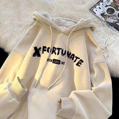 sweater hoodie wanita / FORTUNATE SWEATER OVERSIZE / hoodie wanita terlaris BISA COD