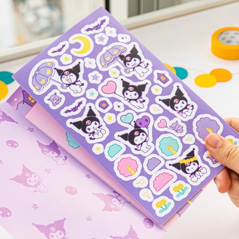 

3lembar Premium Sticker Deco Stiker Dekorasi Karakter Sanrio High Quality