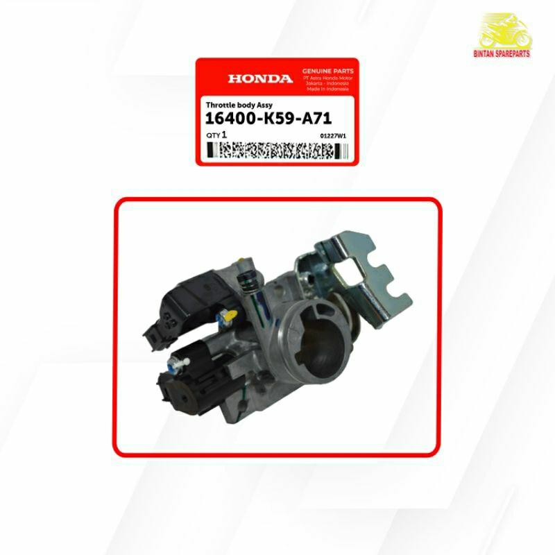 Throttle Body Assy 16400 K59 A71