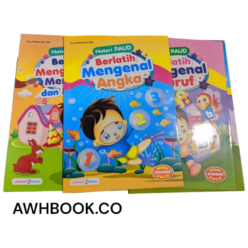 BUKU PAKET MATERI PAUD ISI 6 BUKU - LINGKAR MEDIA