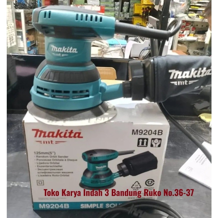 Mesin Ampelas Obrital Sander Makita M9204 MT 924 5 inch Mesin Amplas M 9204 12000 rpm