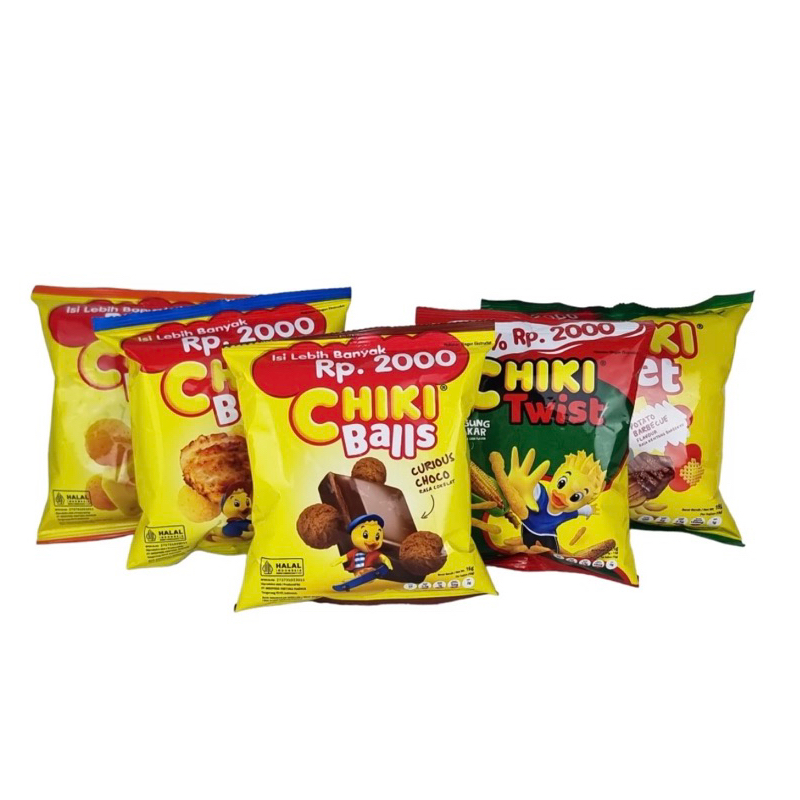 

CHIKI BALLS COKLAT KEJU AYAM CHIKI TWIST JAGUNG 1 RENTENG ISI 10 PCS