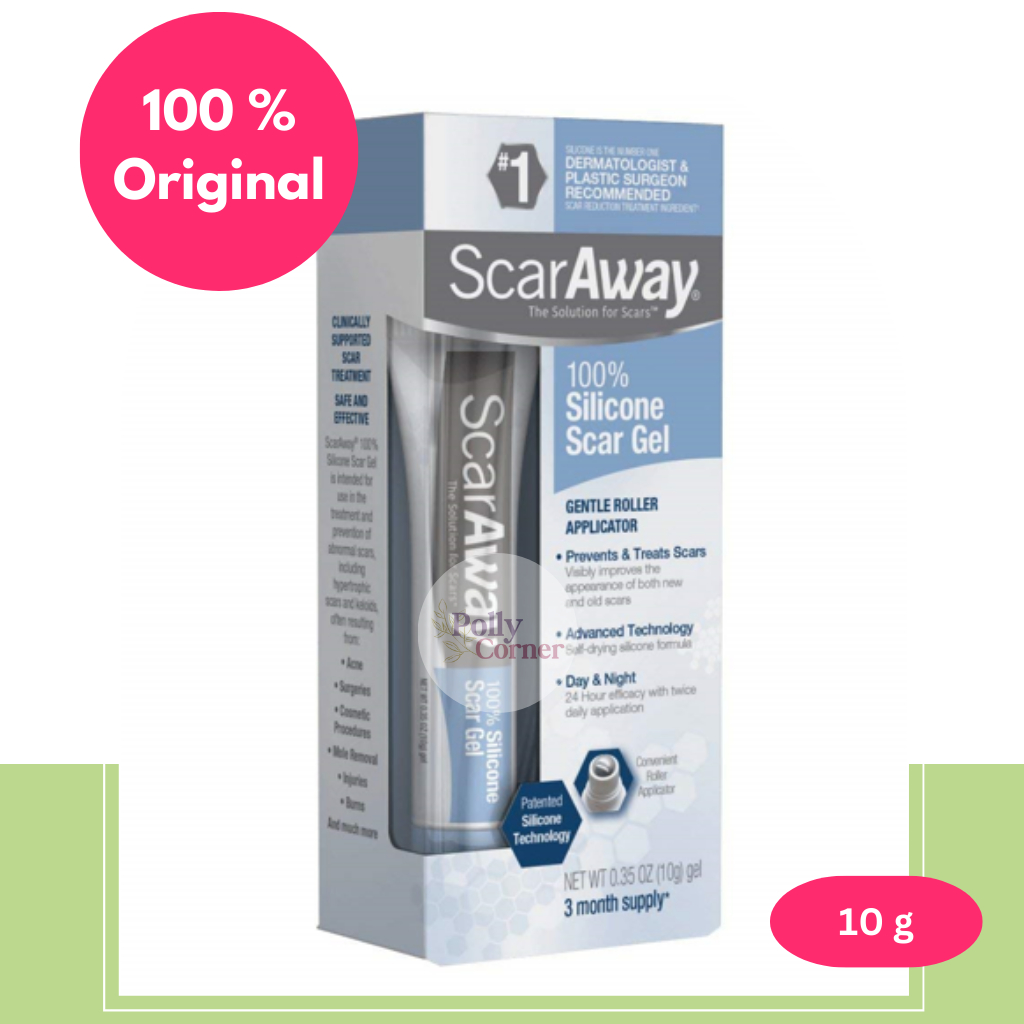 Scar Away Silicone Scar Gel - 10Gr (0.35 oz) Menghilangkan bekas luka