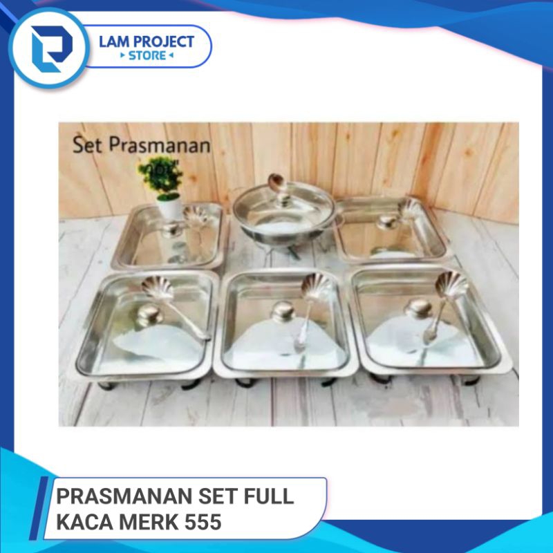 PRASMANAN SET FULL KACA MERK 555