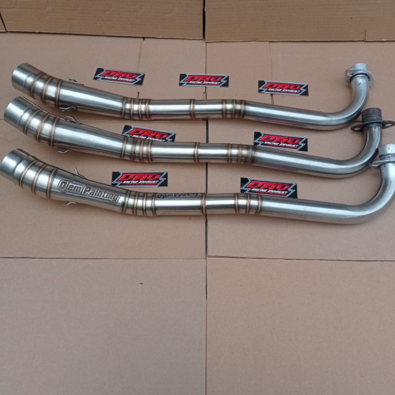 (LEHERAN PATEN STANDART ANTI BOCOR) LEHER KNALPOT RACING Balap VEGA JUPITER Z SMASH SHOGUN LEGENDA A