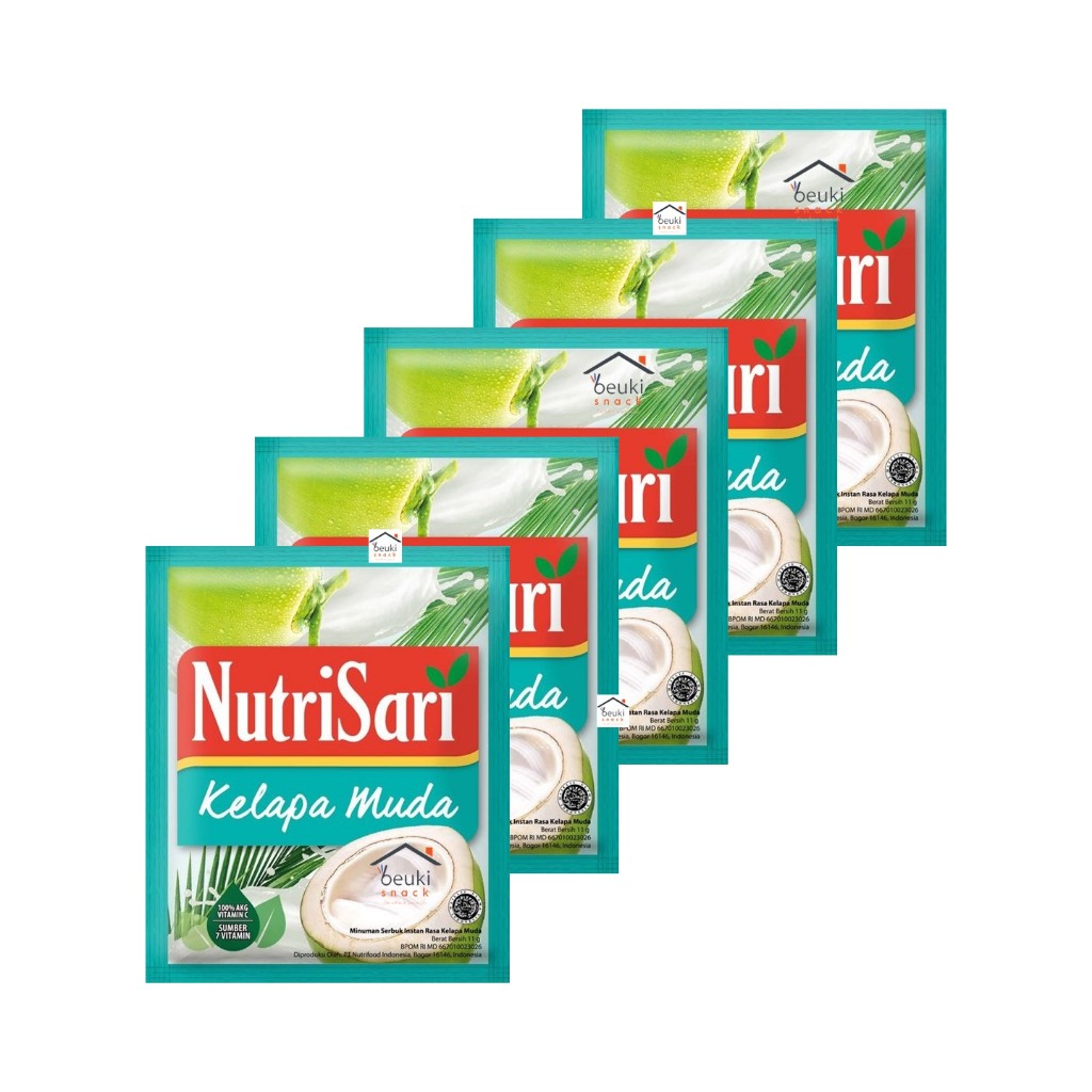 

5PCS NutriSari Kelapa Muda Minuman Bubuk Rasa Kelapa