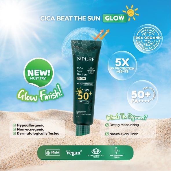 NPURE CICA BEAT THE SUN GLOW | NPURE CICA BEAT THE SUN MATTE | SUNSCREEN
