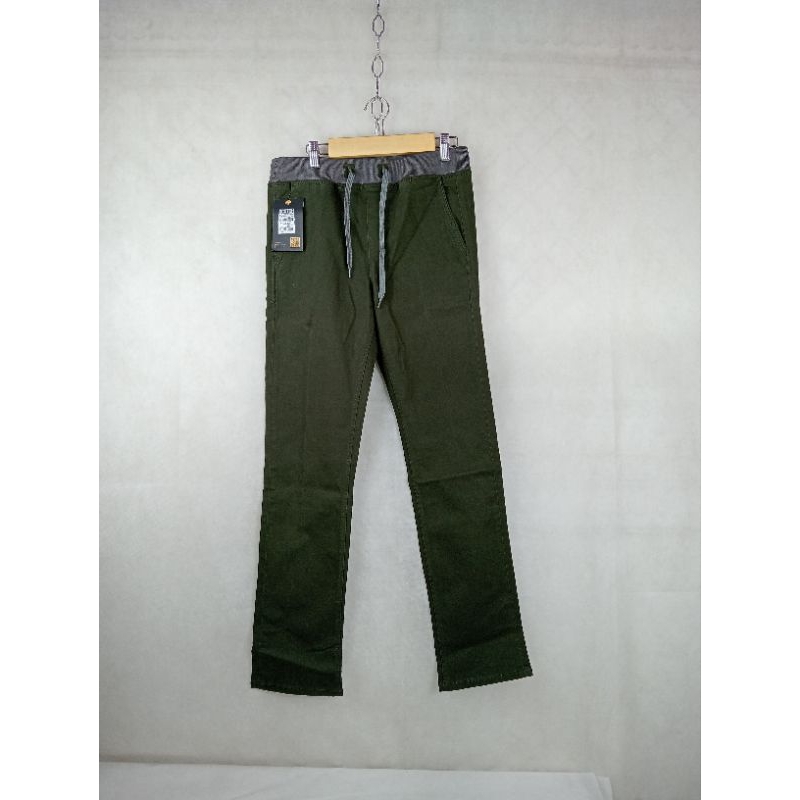 CELANA PANJANG CHINO PINGGANG KARET SCOTCH&CO / CELANA PRIA PINGGANG KARET -SIZE S M L