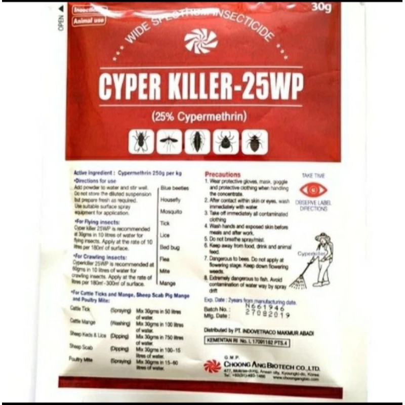 Cyperkiller 25Wp 30 gr
