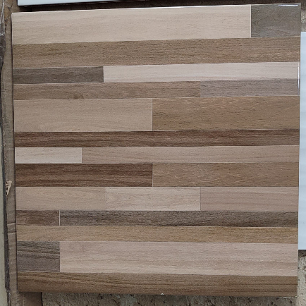 KERAMIK LANTAI GLOSSY ASIATILE 40X40 OAKLAND BROWN KW B