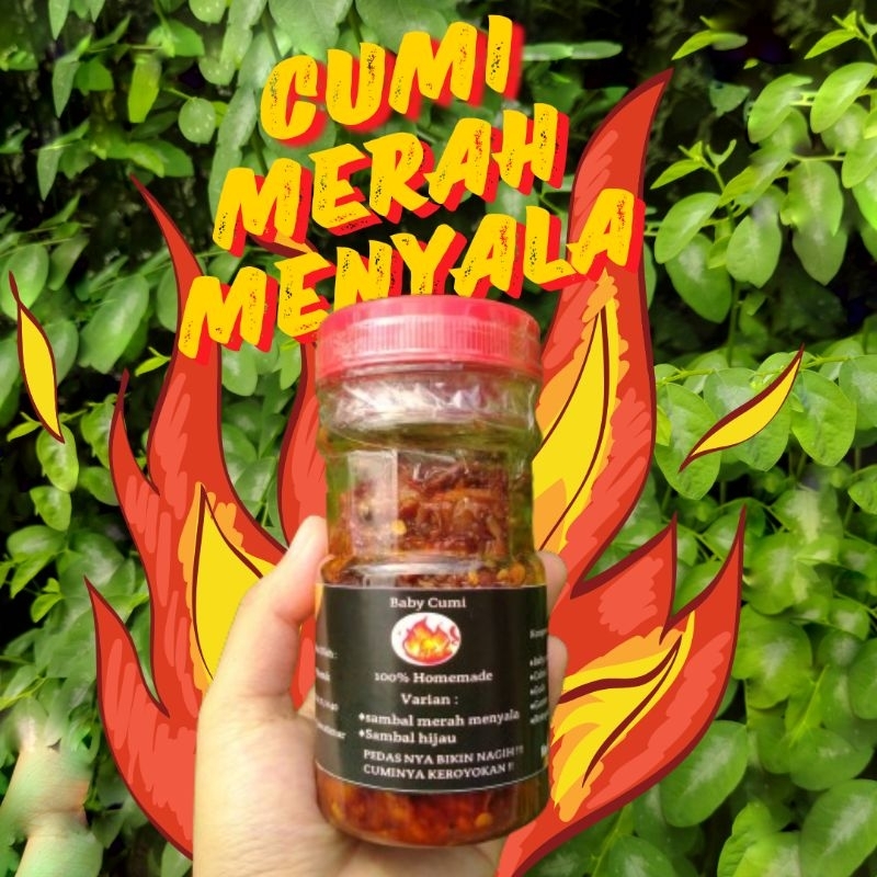 

[GRATIS ONGKIR] SAMBAL BABY CUMI MERAH MENYALA BY DAPOER MAMIH 150 GRAM | SAMBAL TONGKOL SUWIR MENYALA