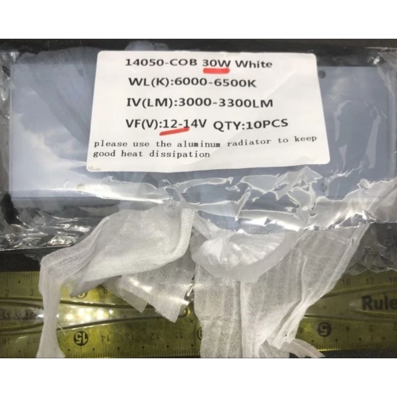 High Power LED / HPL 30 WATT 12V PUTIH