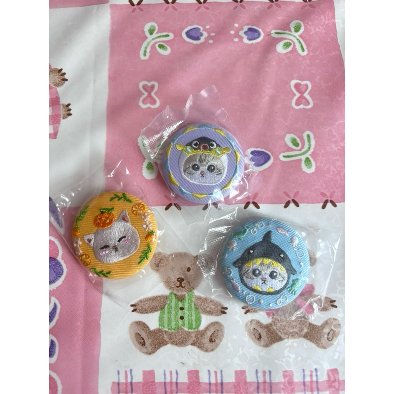 Mofusand Embroidery Keychain (Bandai Gashapon / Gachapon)