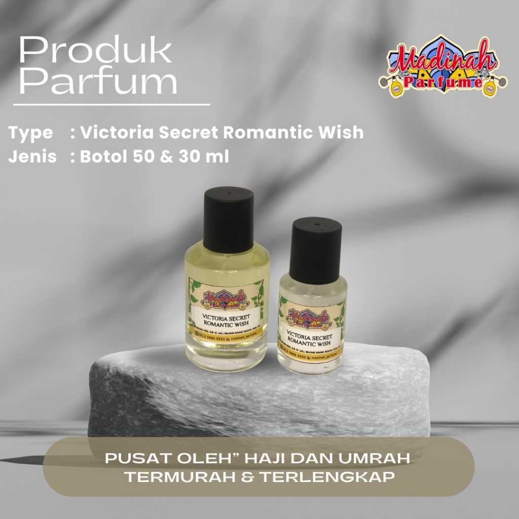 Roman Wish (Best Seller) by Madinah Parfume Parfum Inspired Refill 30ml 50ml 60ml Parfum Pria Wanita
