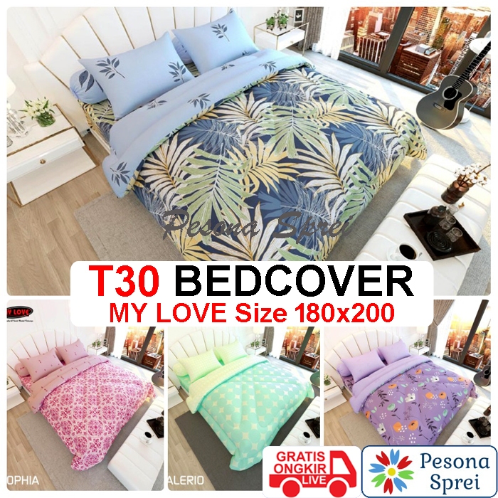 BEDCOVER MY LOVE 180x200 TINGGI 30 / BEDCOVER MY LOVE KING TINGGI 30