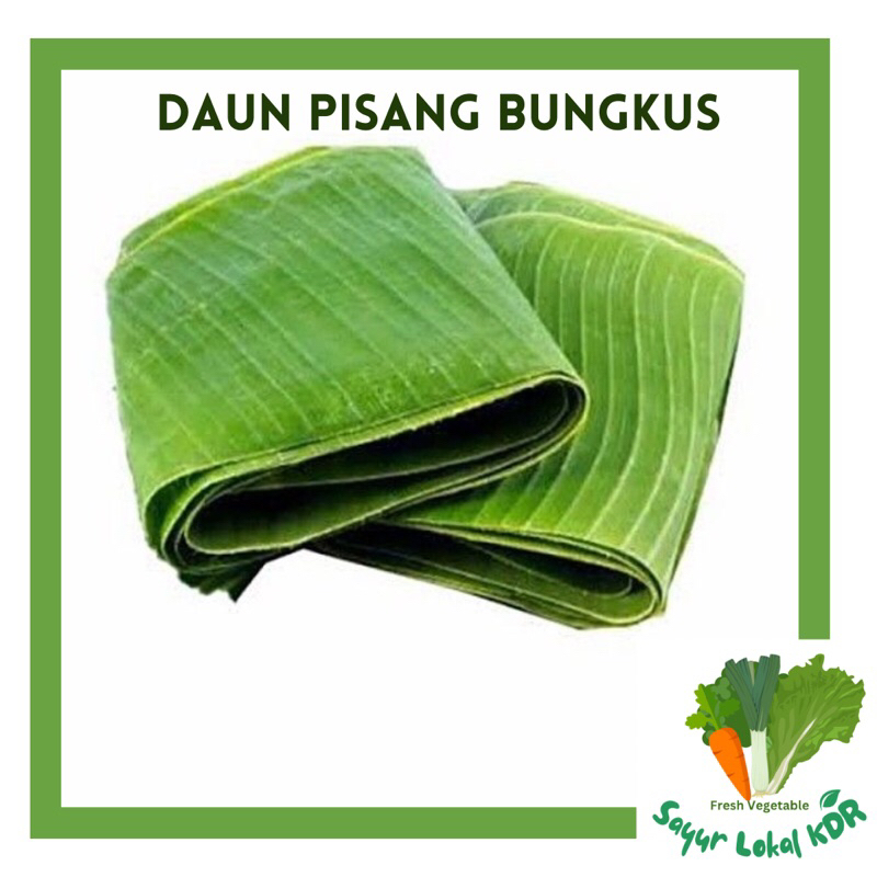 

• DAUN PISANG BUNGKUS PEPES 150gr | 250gr | 500gr | 1kg