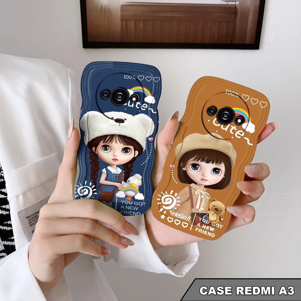 [SGR-01] CASE REDMI A3 2024 TERBARU SOFTCASE SILIKON GELOMBANG TERBARU PELINDUNG HANDPHONE