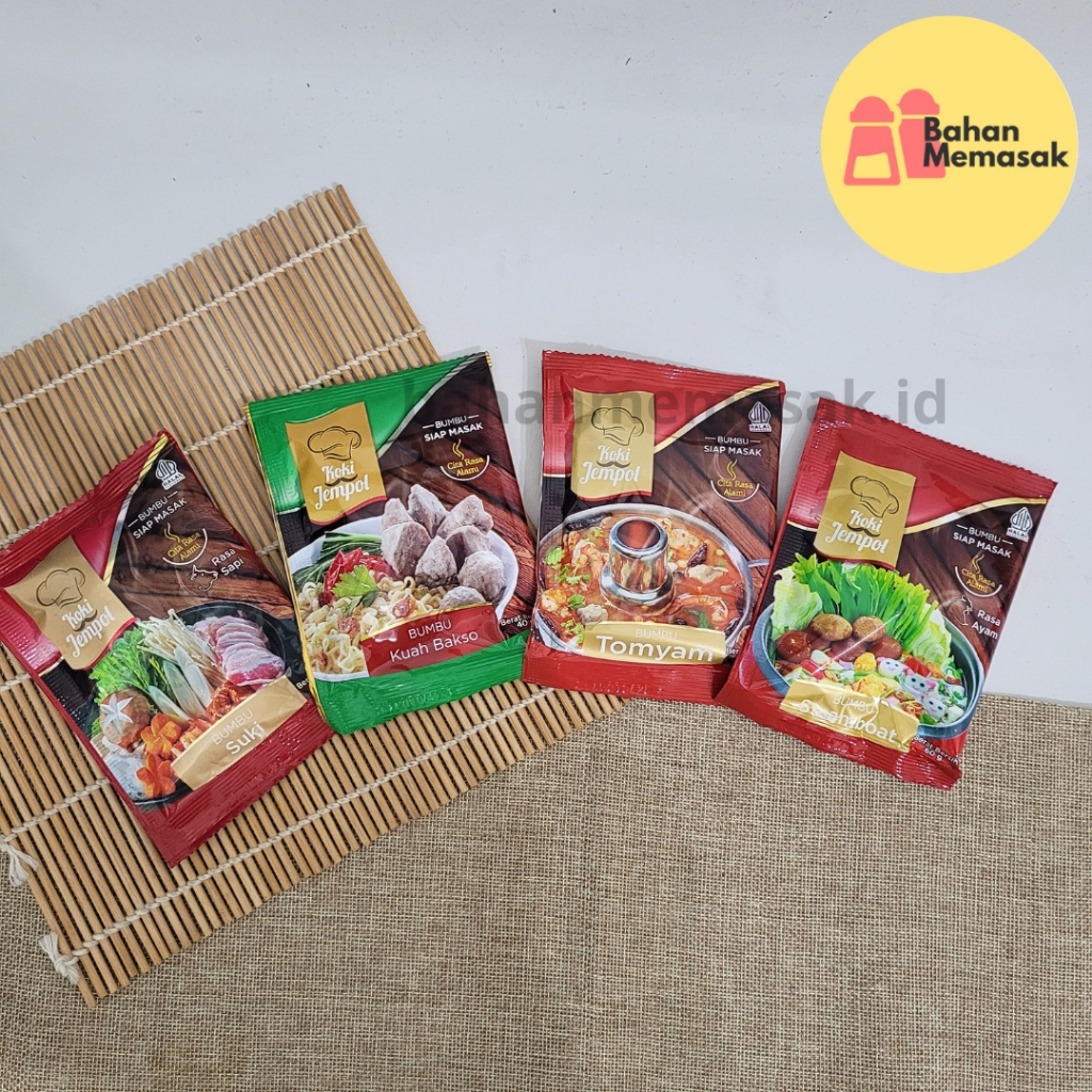 

Koki Jempol Bumbu Siap Masak Perencah Kemasan 60 gram Halal